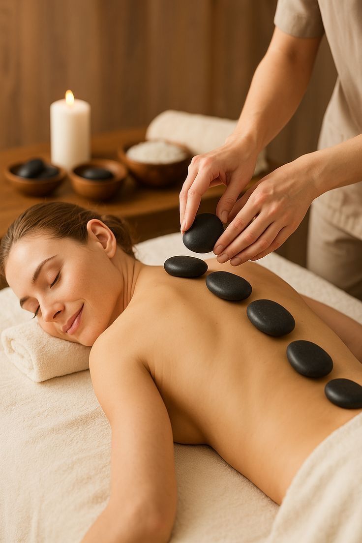 Massagem com Pedras Quentes